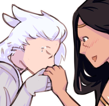 Colored portrait